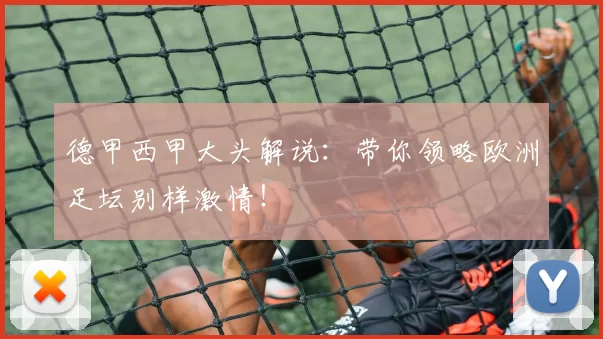 德甲西甲大头解说：带你领略欧洲足坛别样激情！
